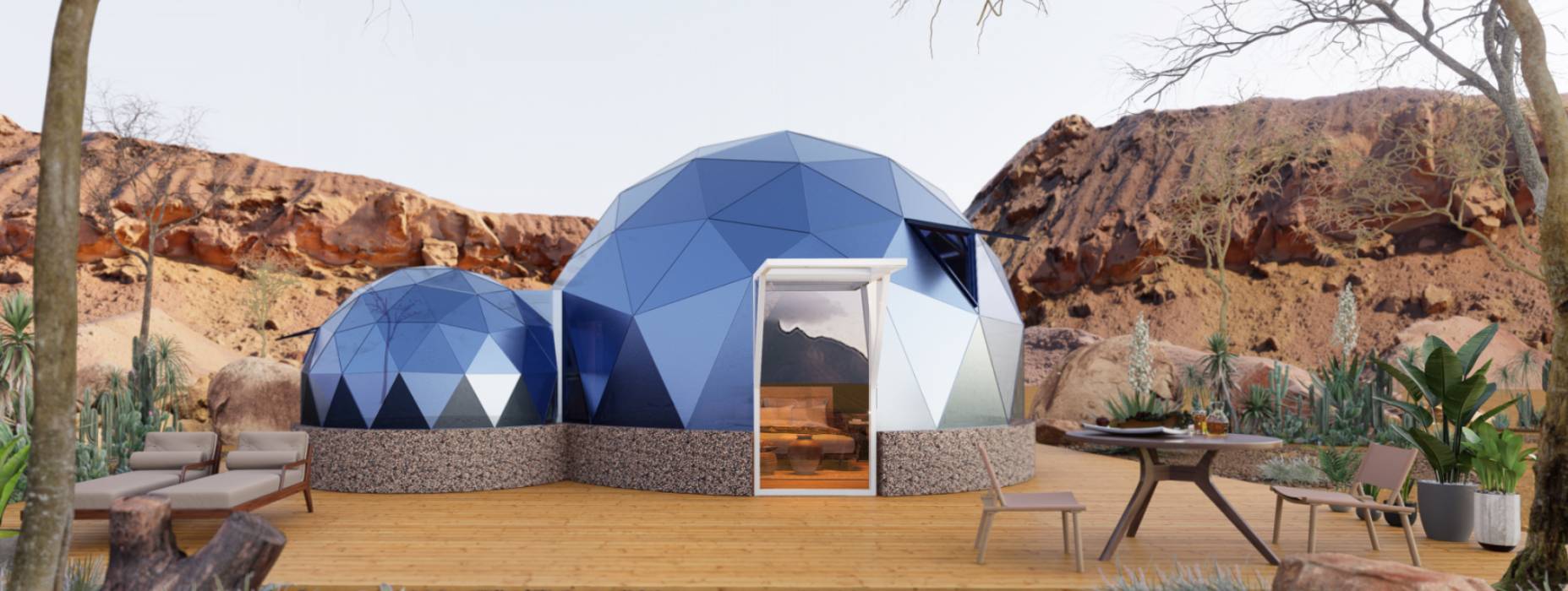 新宾满族自治县球形智能光伏玻璃星空房